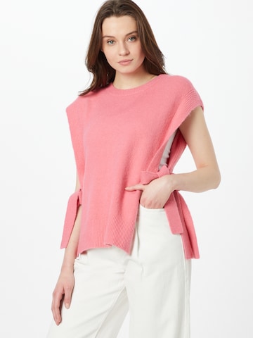 Moves Sweter 'Lanilu' w kolorze różowy: przód