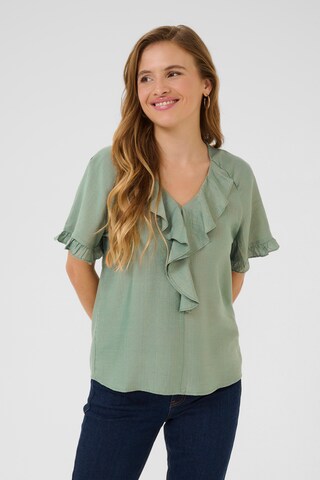 Kaffe Blouse 'Mariana ' in Groen: voorkant