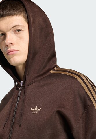 Veste de survêtement 'Adicolor' ADIDAS ORIGINALS en marron