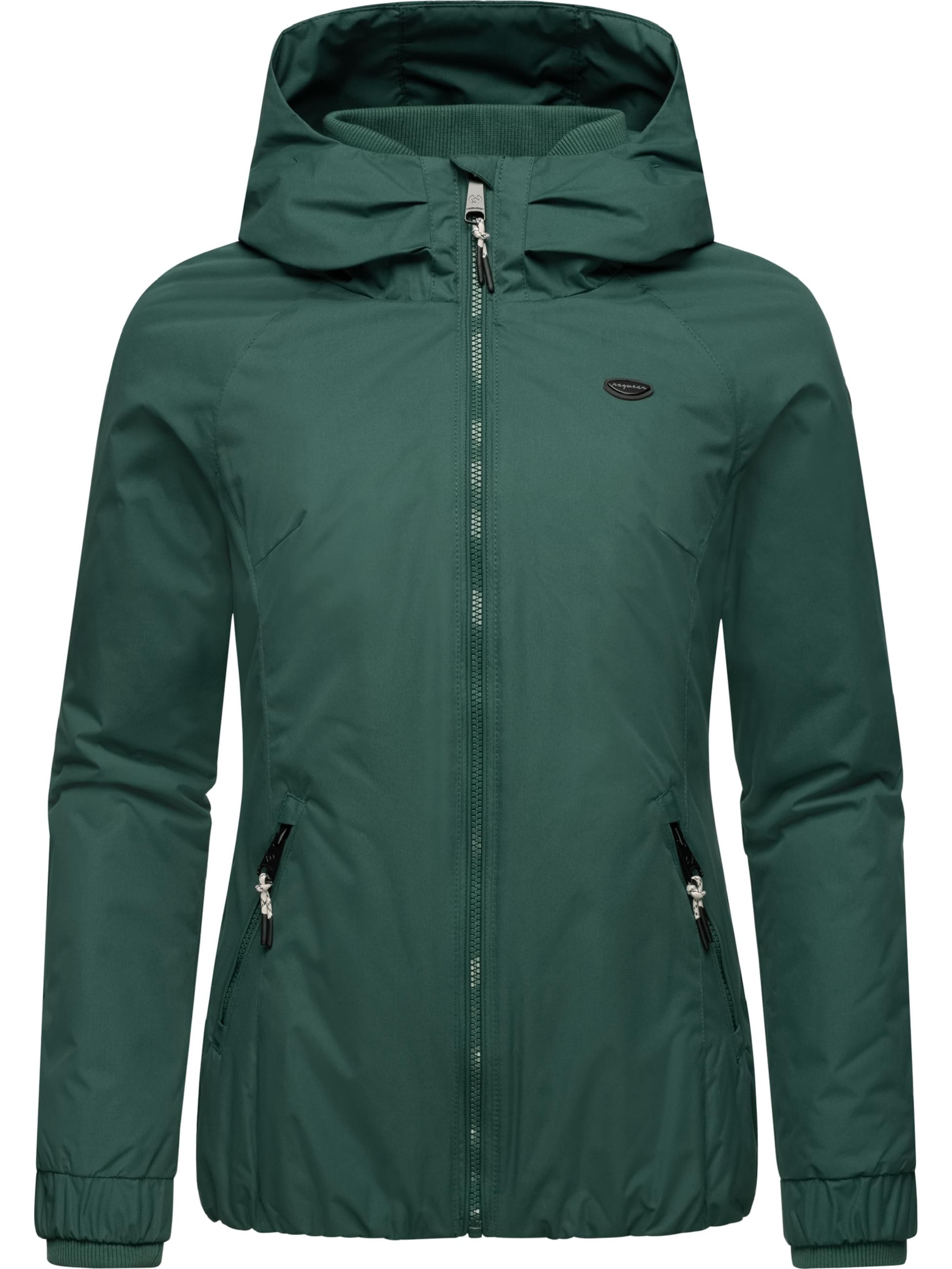 Ragwear Funktionsjacke 'Dizzie' in Grün: Vorderseite