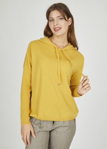 eve in paradise Sweater 'Amelie' in Yellow: front