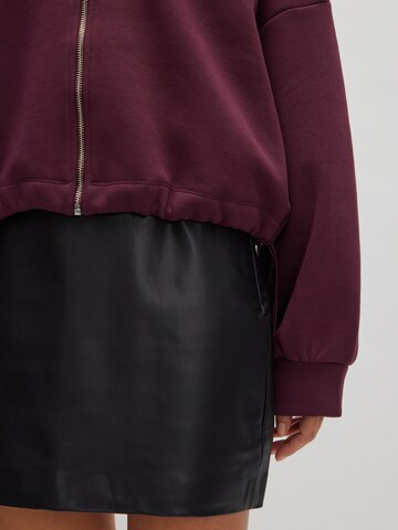 EDITED Zip-Up Hoodie 'Tamy' in Red