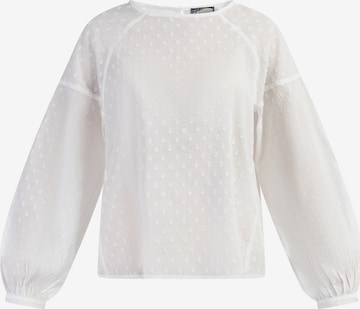 DreiMaster Vintage Blouse 'Abrel' in White: front