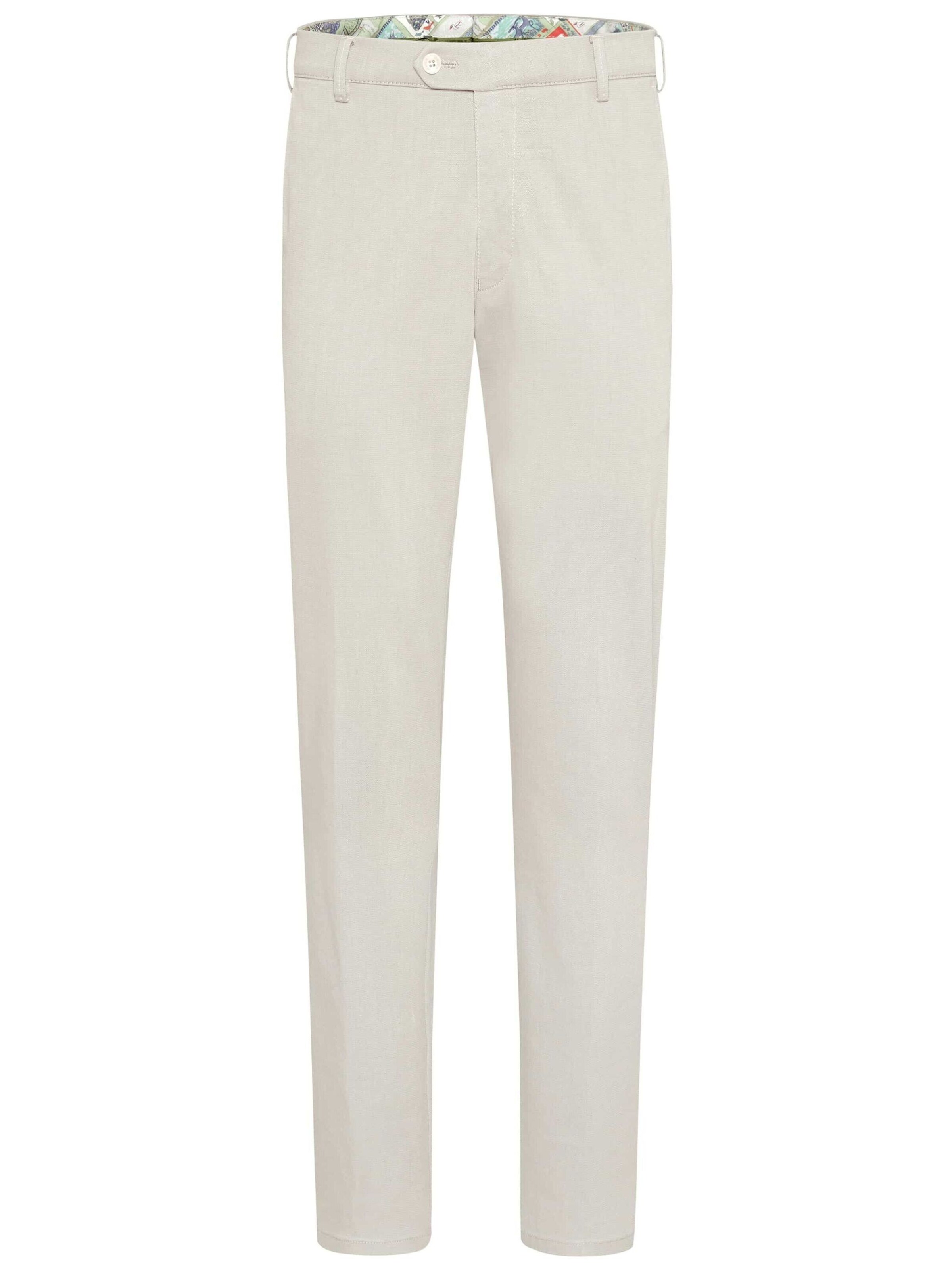 MEYER Regular Chino trousers in Beige: front