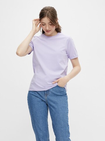 PIECES Shirt 'Ria' in Lila: voorkant