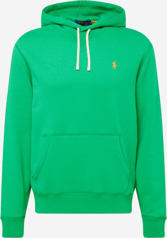 Bluză de molton de la Polo Ralph Lauren pe verde: față