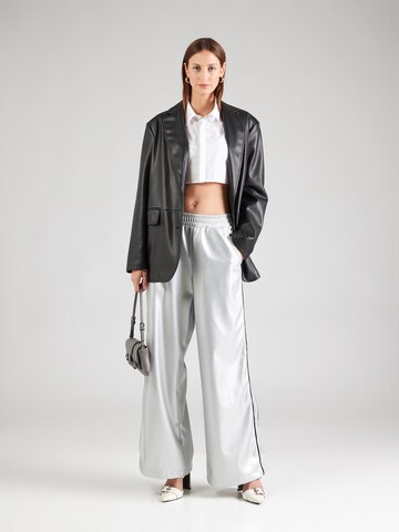 Karo Kauer Wide leg Παντελόνι σε ασημί