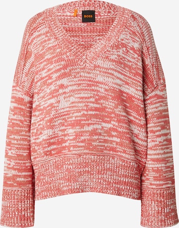 BOSS Orange Sweater 'Frio' in Pink: front