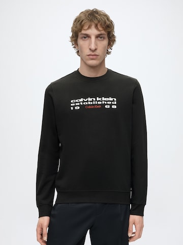 Calvin Klein Jeans Sweatshirt in Zwart