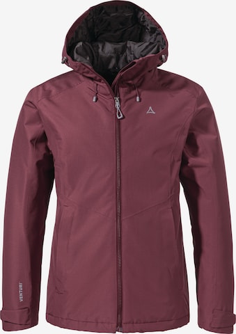 Schöffel Outdoorjas 'Wildkar' in Lila: voorkant