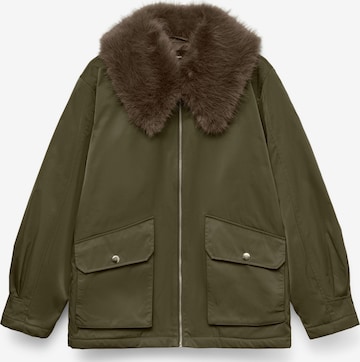 Manteau d’hiver '10333552' VERO MODA en vert : devant