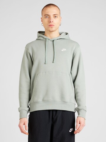 Nike Sportswear Sweatshirt 'Club Fleece' in Grün: predná strana