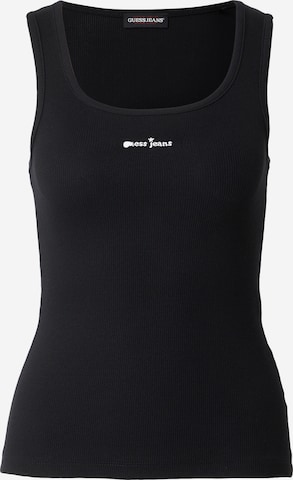 juoda GUESS JEANS Palaidinė be rankovių: priekis