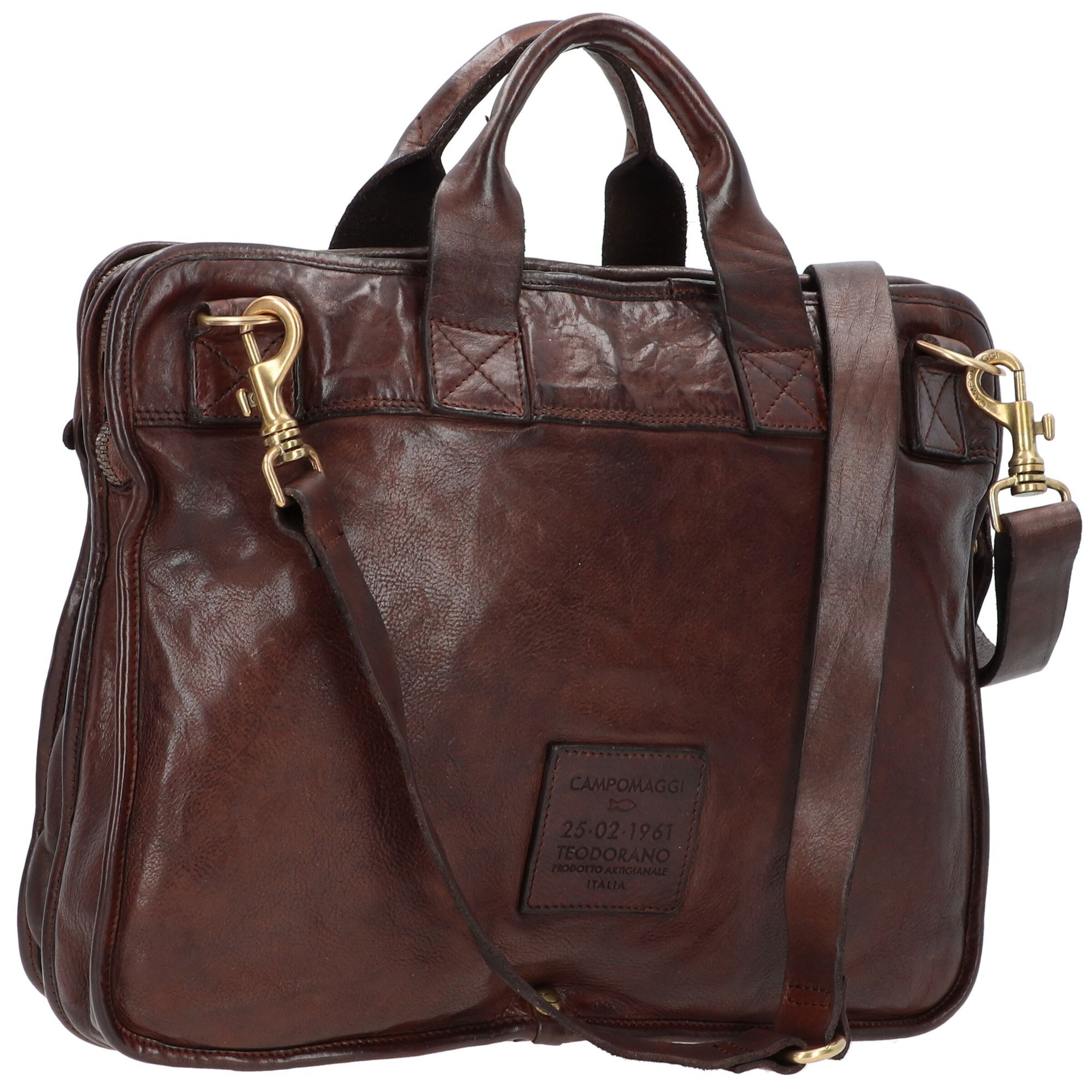 Campomaggi Document Bag in Brown