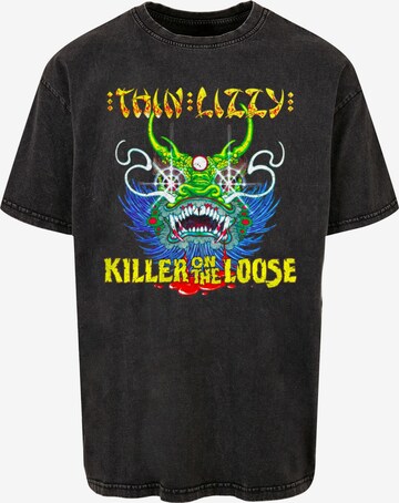 Merchcode Shirt 'Thin Lizzy - Killer' in Zwart: voorkant