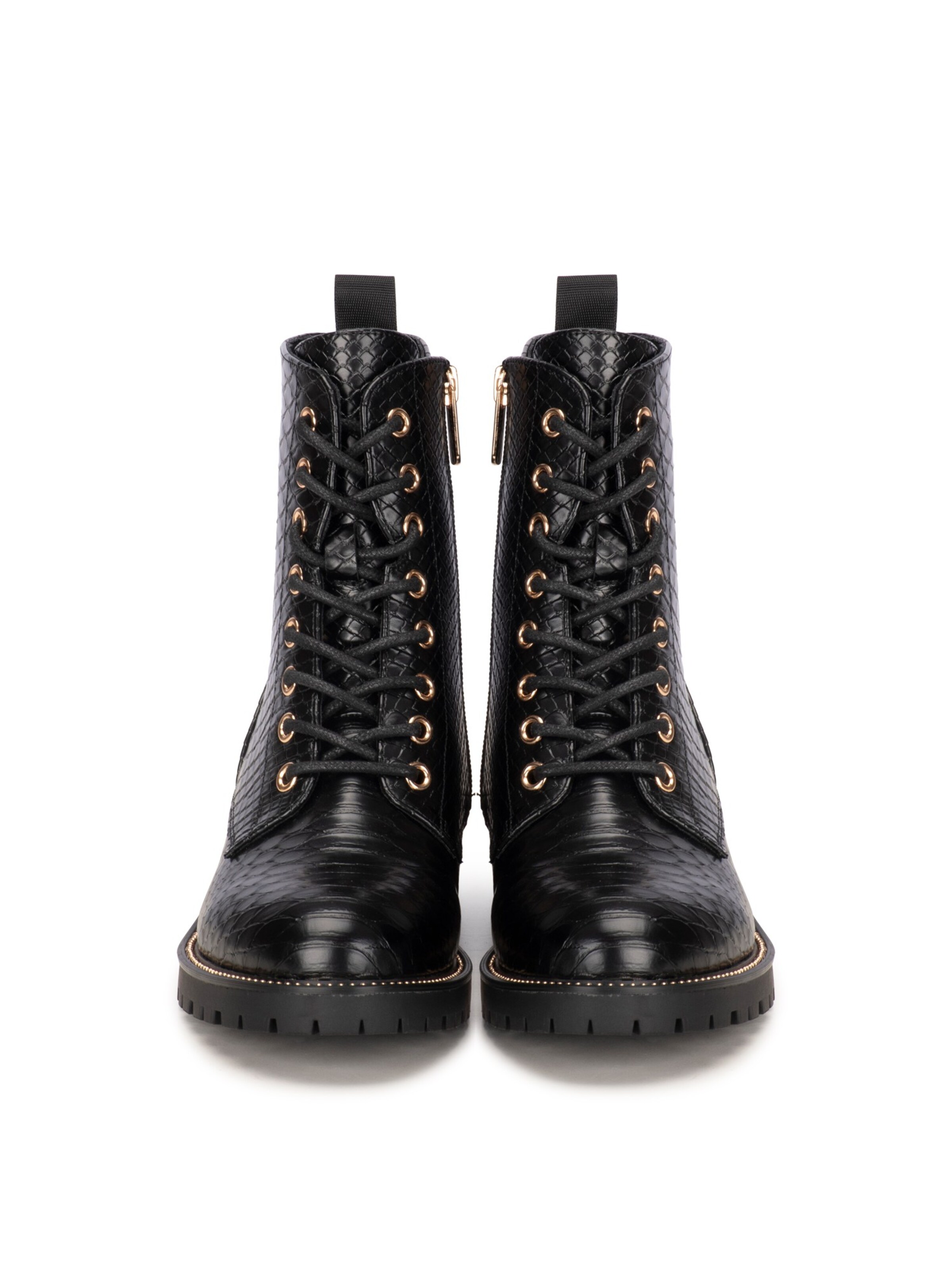 POSH by Poelman Veterlaarsjes 'Kiek' in Zwart