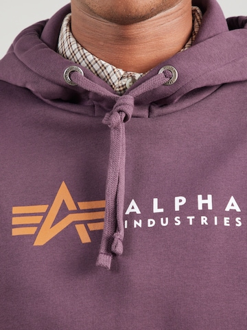 ALPHA INDUSTRIES Sweatshirt in Purple