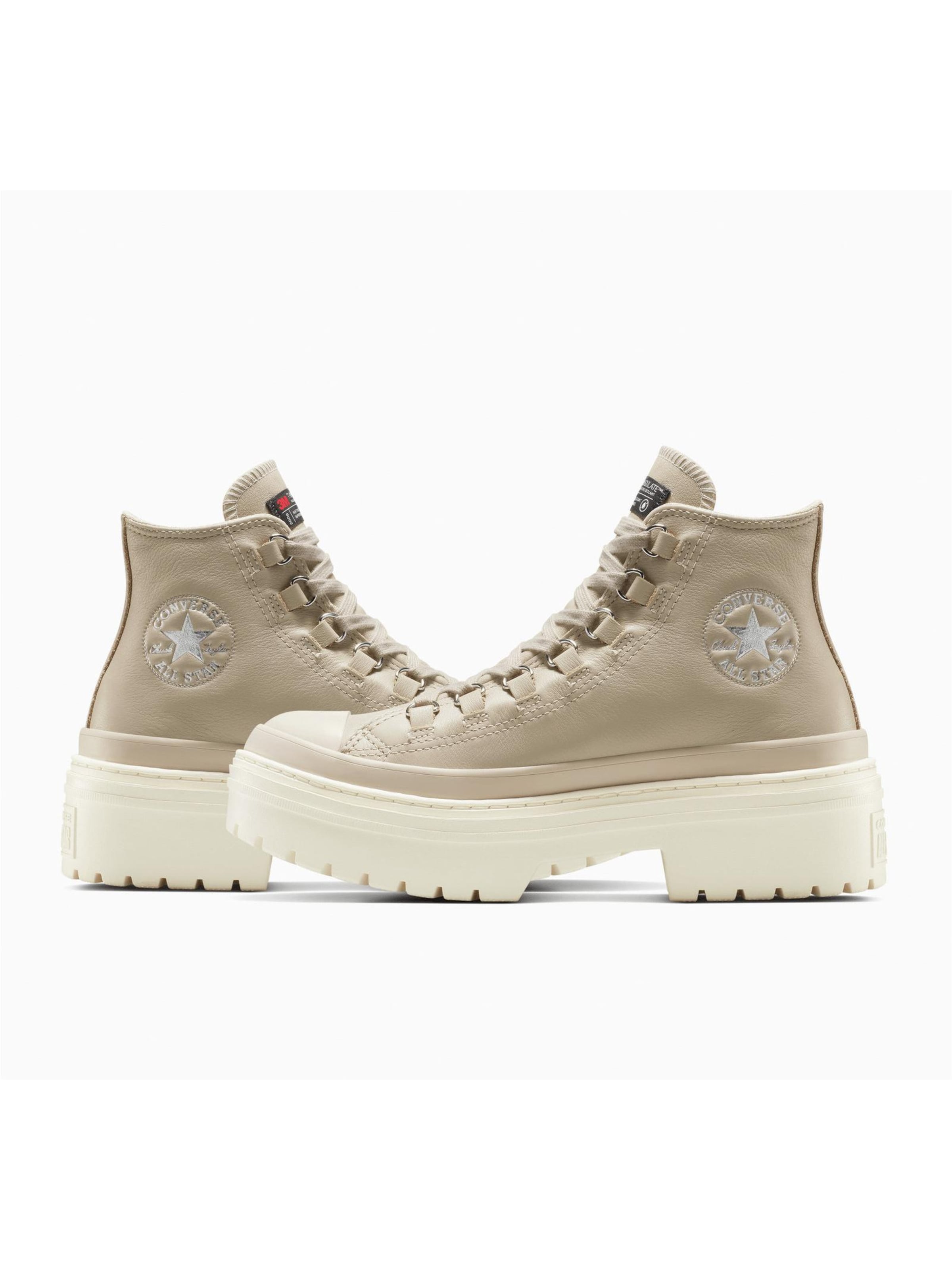Scarpa sportiva 'Converse Chuck Taylor All Star Lugged Heel Platform Waterproof Leather' di CONVERSE in beige