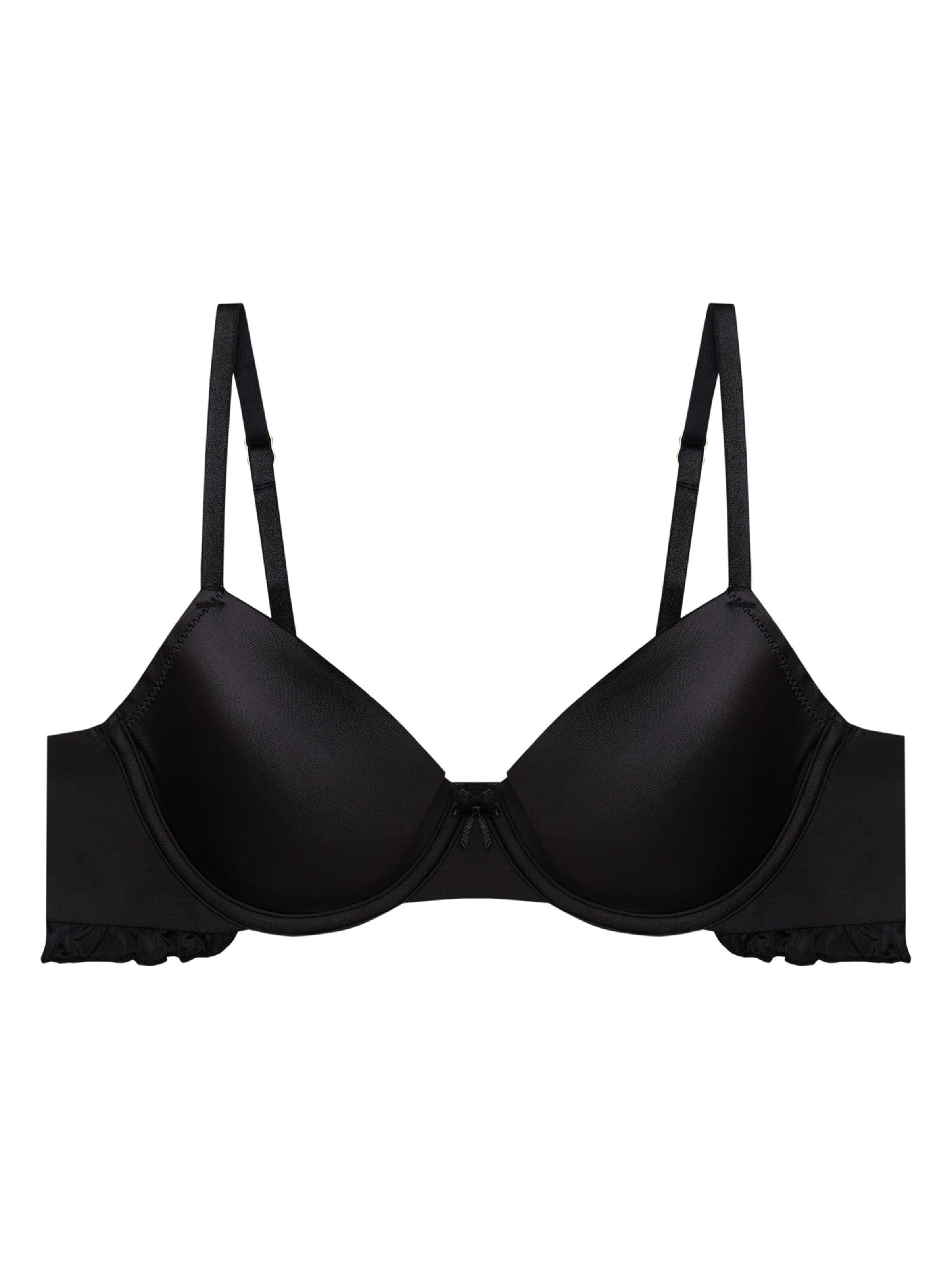 ESOTIQ - Push-up Sujetador 'Bügel-BH Allisia, glatte Cups' en negro