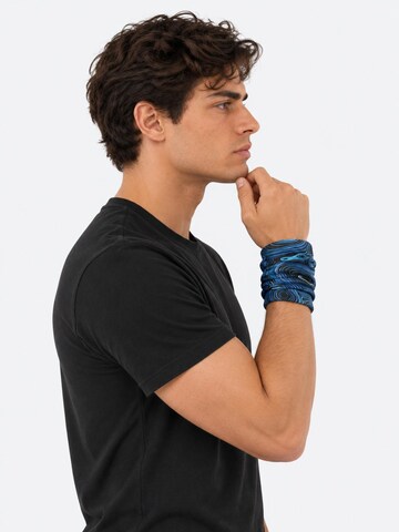 Rune Sports scarf 'The Artisan Canvas | Seamless Ice Silk Expression Gaiter' in Blue