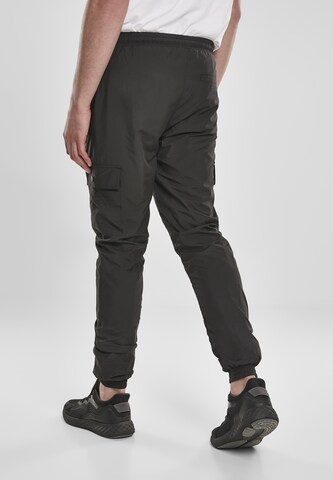 Urban Classics Tapered Cargobroek in Zwart