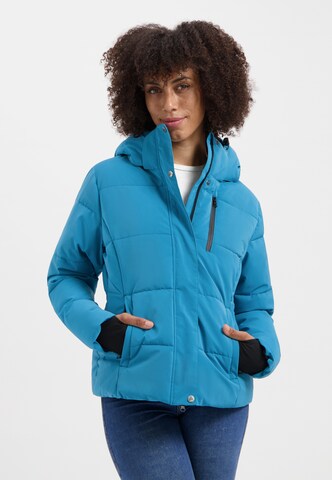 Travelin Funktionsjacke 'Ulrike' in Blau: Vorderseite