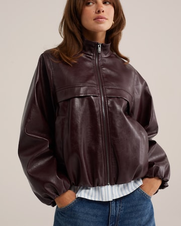 WE Fashion Between-season jacket in Purple