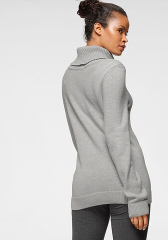 KangaROOS Rollkragenpullover in Grau