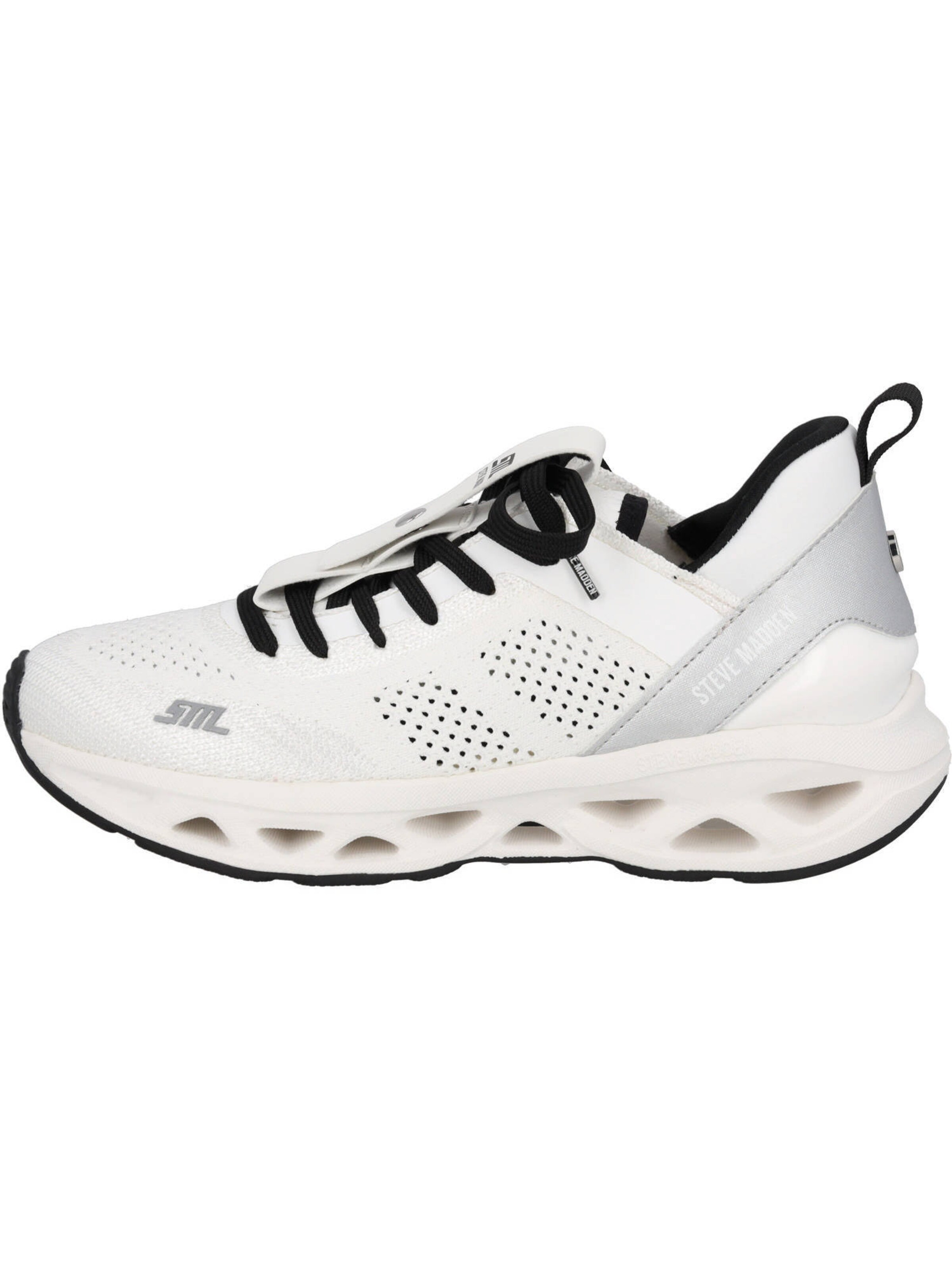STEVE MADDEN Platform trainers 'Surge 1' in White: front