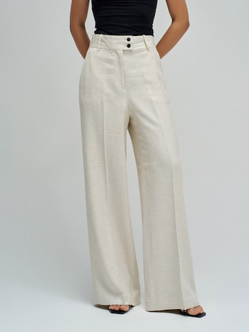 Salsa Jeans Regular Chino in Wit: voorkant