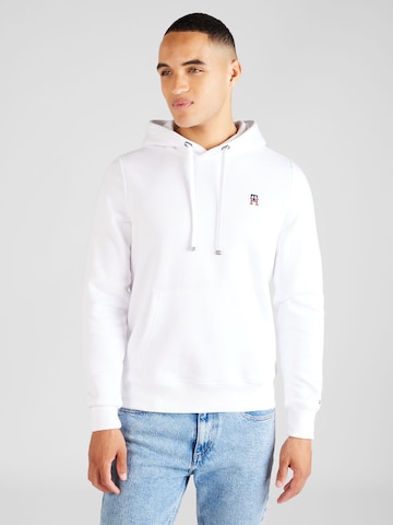 Sweat-shirt TOMMY HILFIGER en blanc : devant