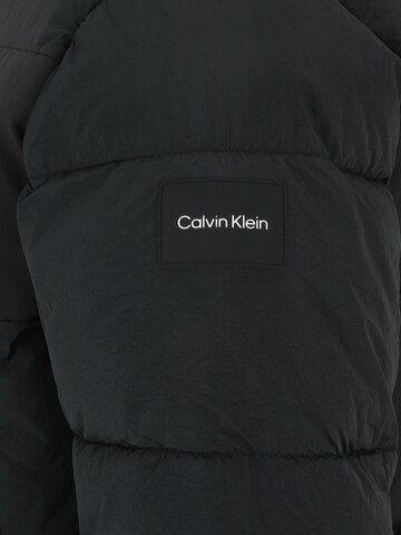 Calvin Klein Big & Tall Přechodná bunda – černá