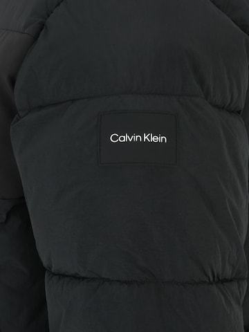 Calvin Klein Big & Tall Φθινοπωρινό και ανοιξιάτικο μπουφάν σε μαύρο