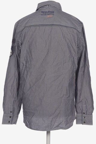 CAMP DAVID Button Up Shirt in L in Grey