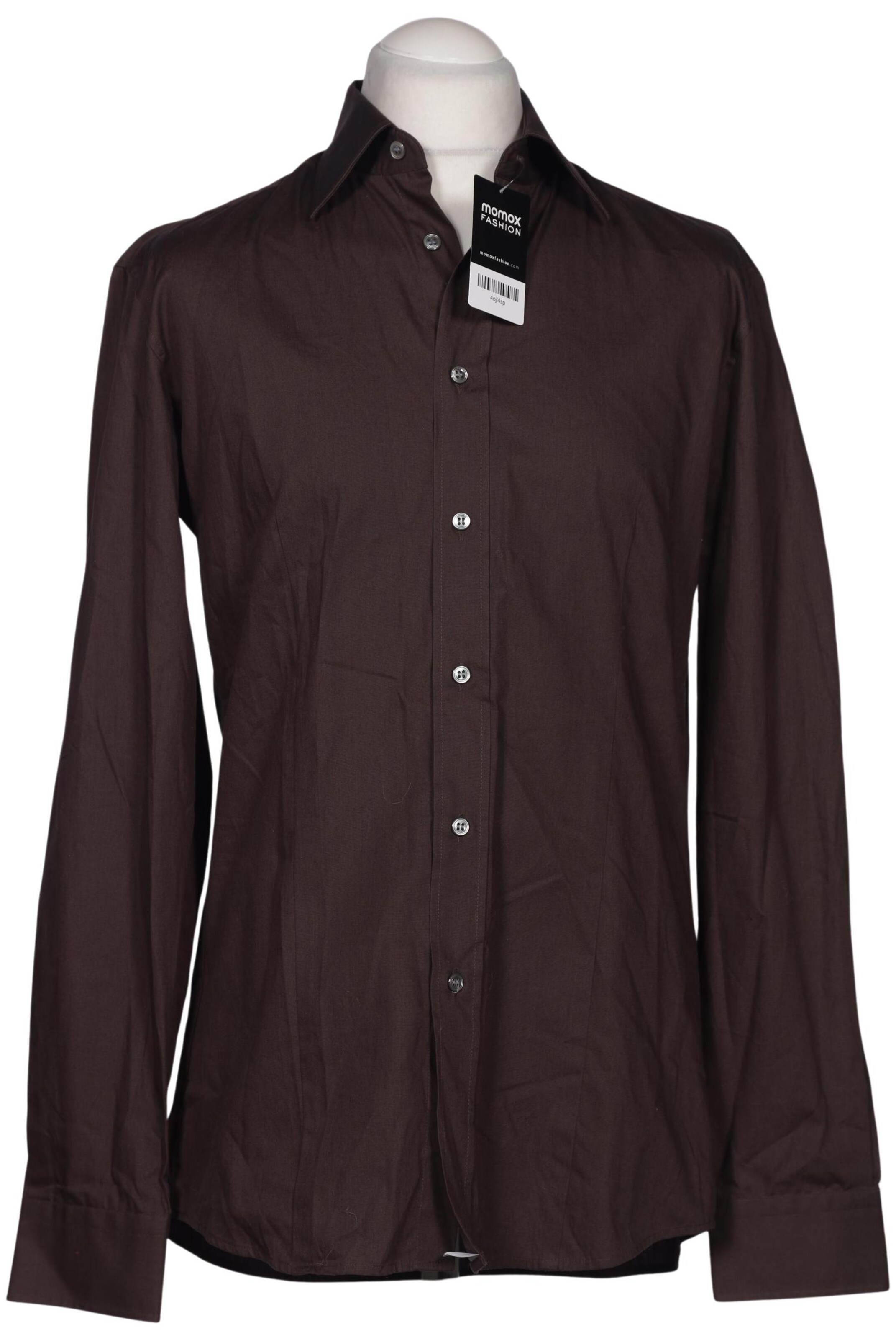 HUGO Button Up Shirt in L in Brown: front