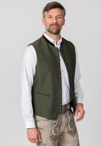 STOCKERPOINT Traditional vest 'Stefano' in Green: front