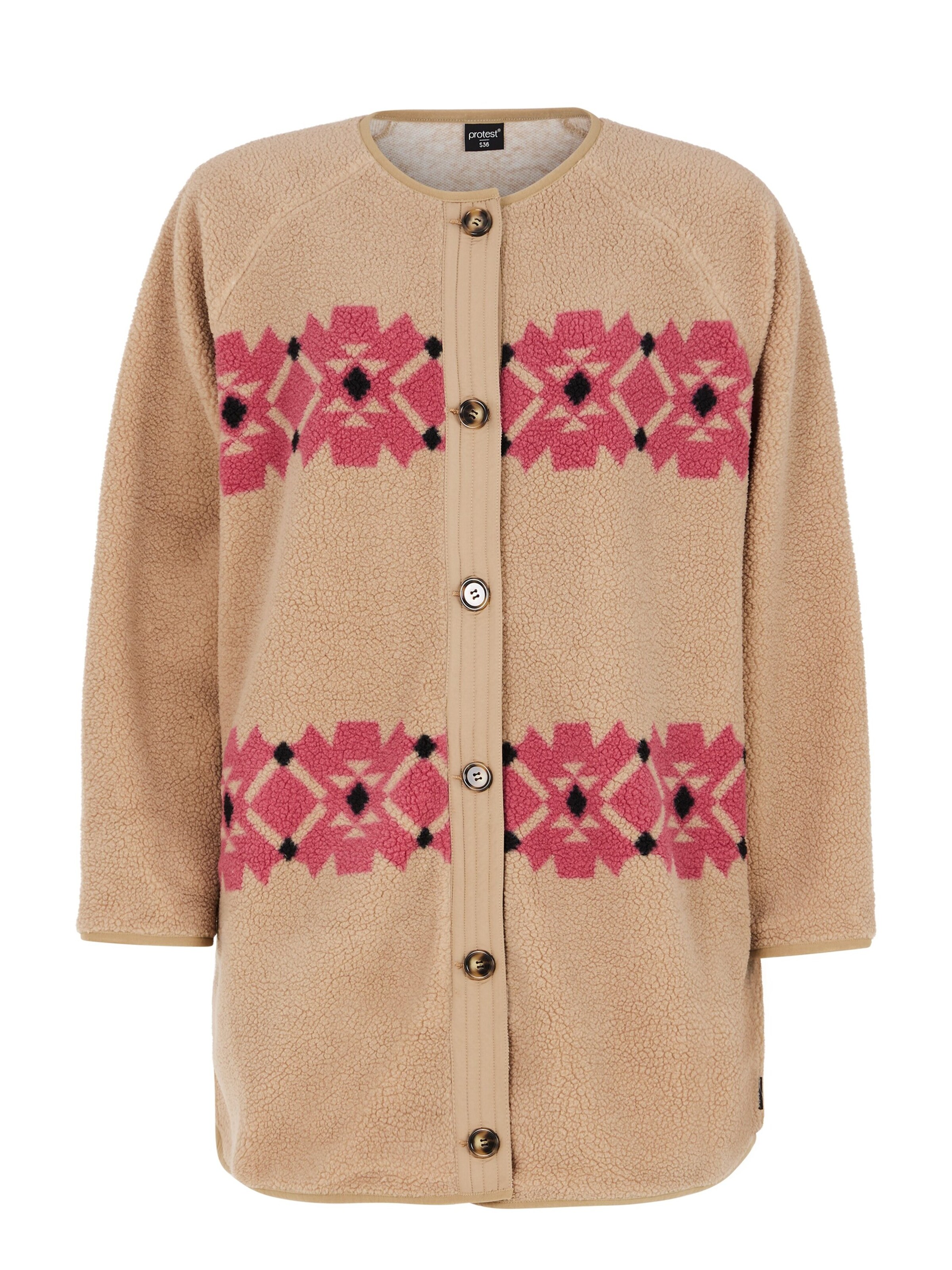 PROTEST Winterjacke 'PRTJIN'‌‌‌ in Braun: Vorderseite