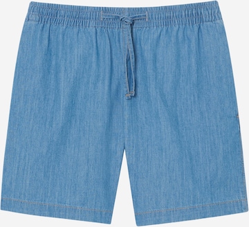 LACOSTE - Regular Calças em azul: frente
