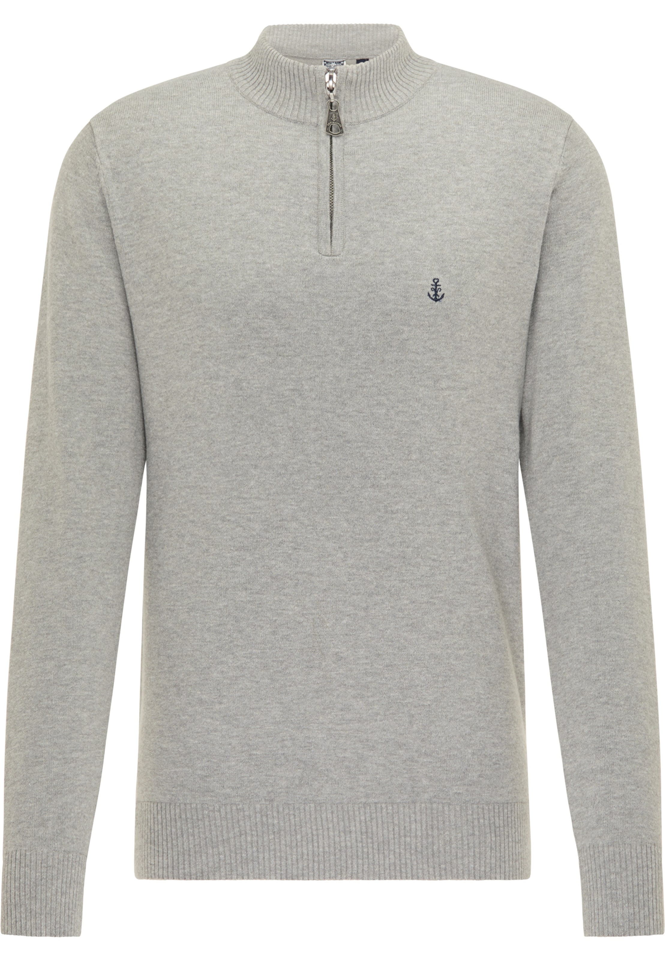 pilka DreiMaster Maritim Megztinis 'Prin': priekis