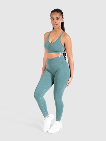 Skinny Leggings ' Batik Scrunch ' Smilodox en vert