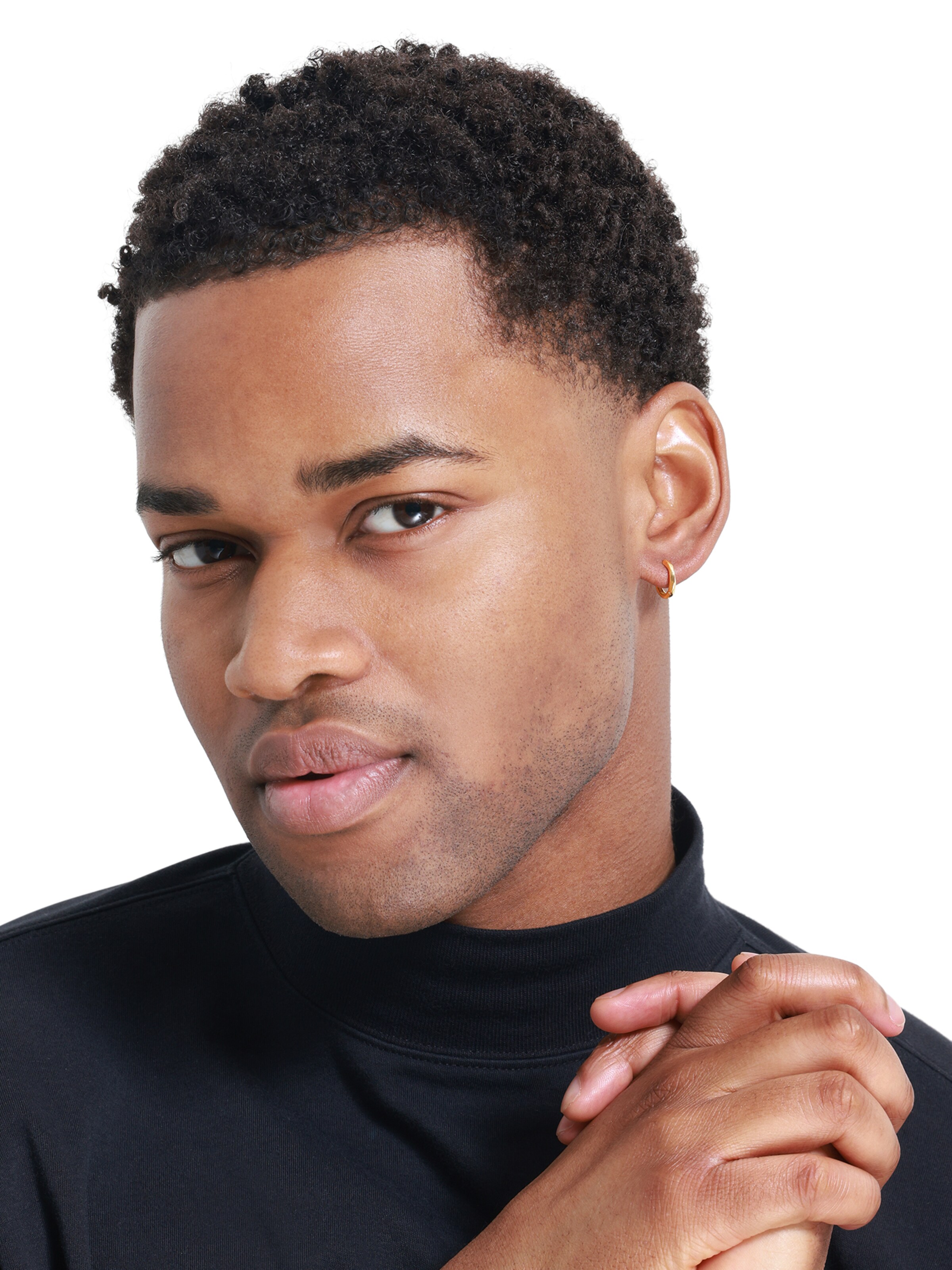 Heideman Ohrring 'Levi' in Gold: Vorderseite