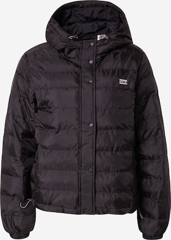 LEVI'S ®Prijelazna jakna 'Edie Packable Jacket' - crna boja: prednji dio