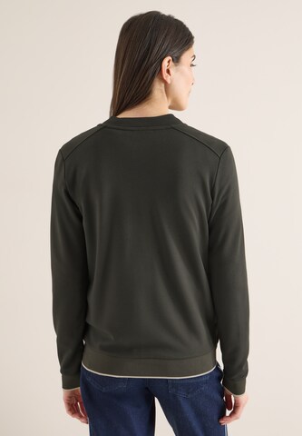 CECIL Sweatjacke in Grün