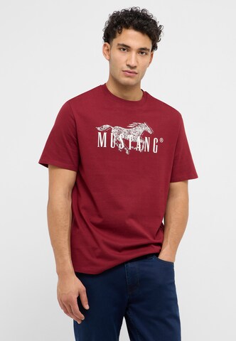 MUSTANG Shirt 'Style Austin' in Rot: Vorderseite
