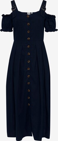 Robe d’été Ulla Popken en bleu : devant