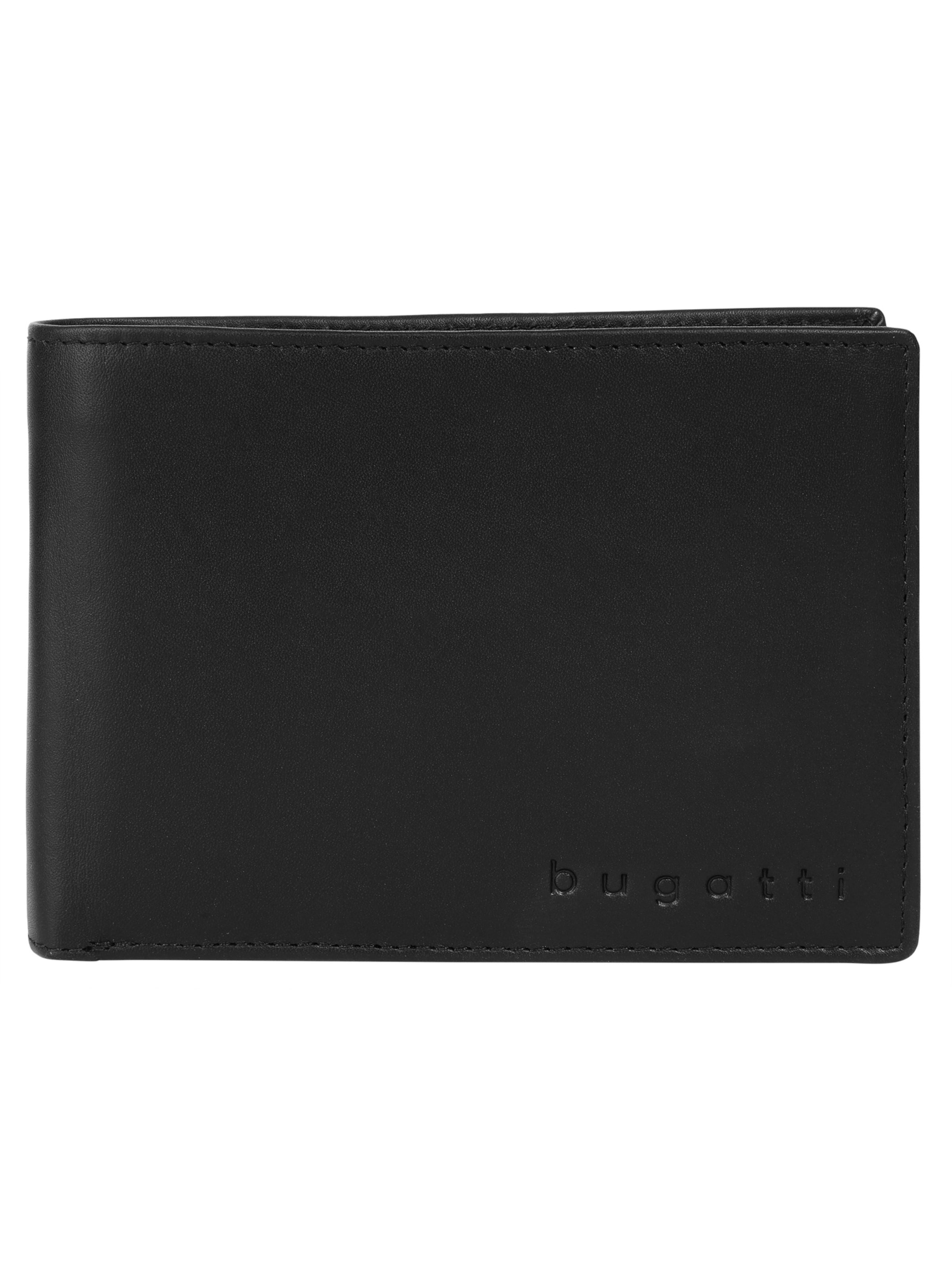 bugatti Portemonnaie 'SUPER SLIM RFID'‌‌‌‌‌ in Schwarz: Vorderseite