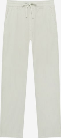 Loosefit Pantalon Pull&Bear en gris : devant