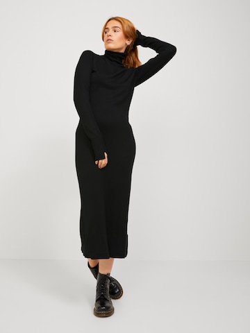 JJXX Knitted dress 'Cat' in Black