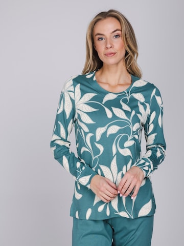 Pastunette Pyjama 'Nordic Leaf' in Beige
