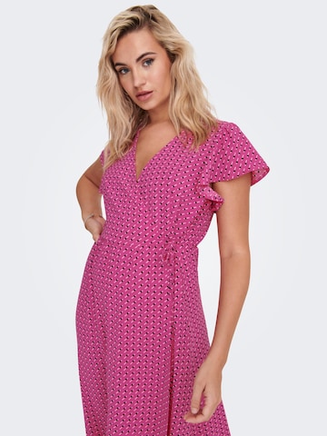 Robe 'NAOMI' ONLY en rose